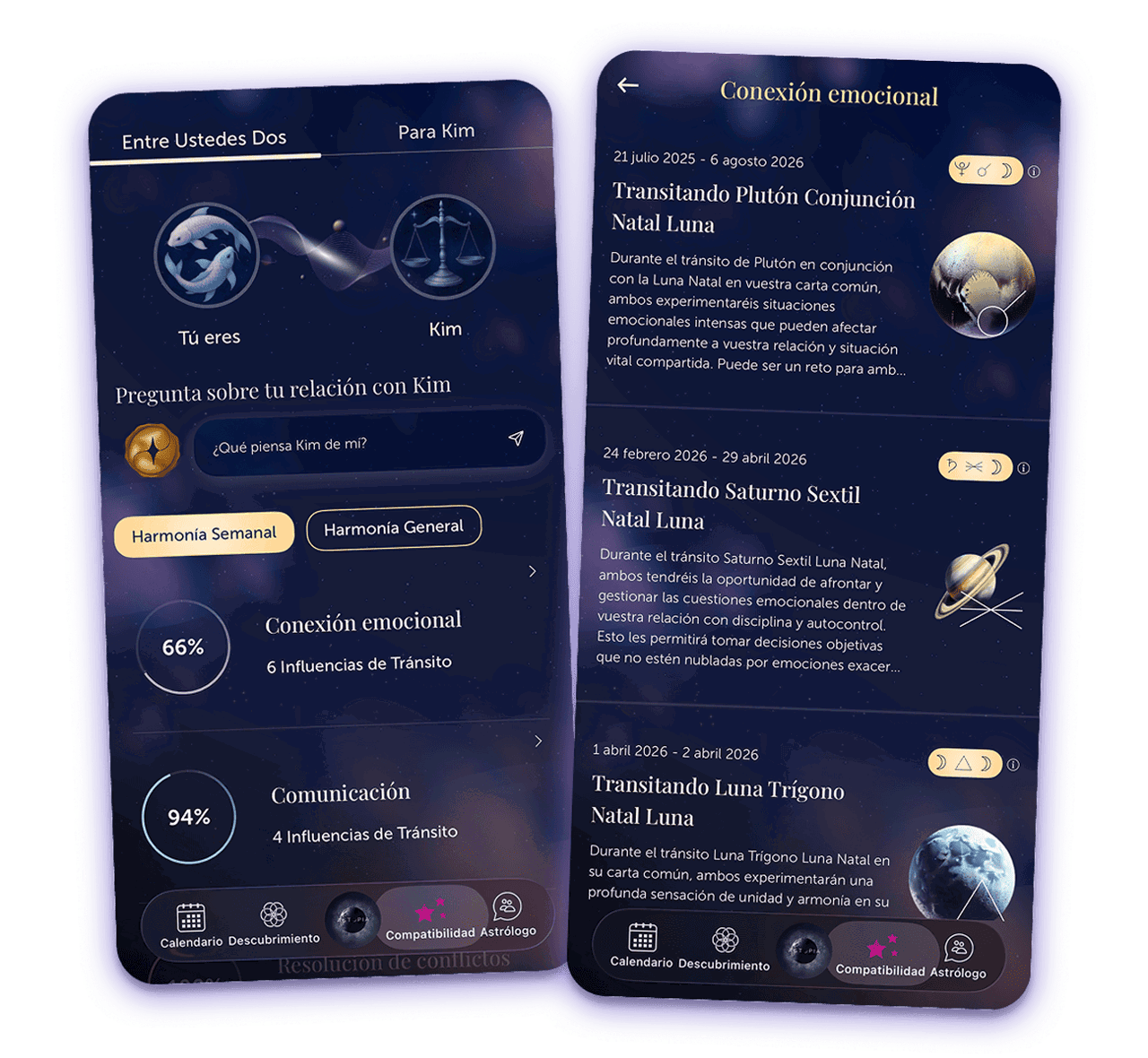 Compatibilidad real, escrita en las estrellas