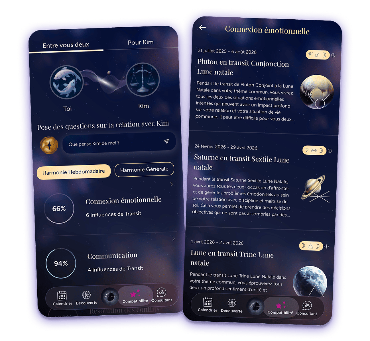 Une compatibilité écrite dans les étoiles